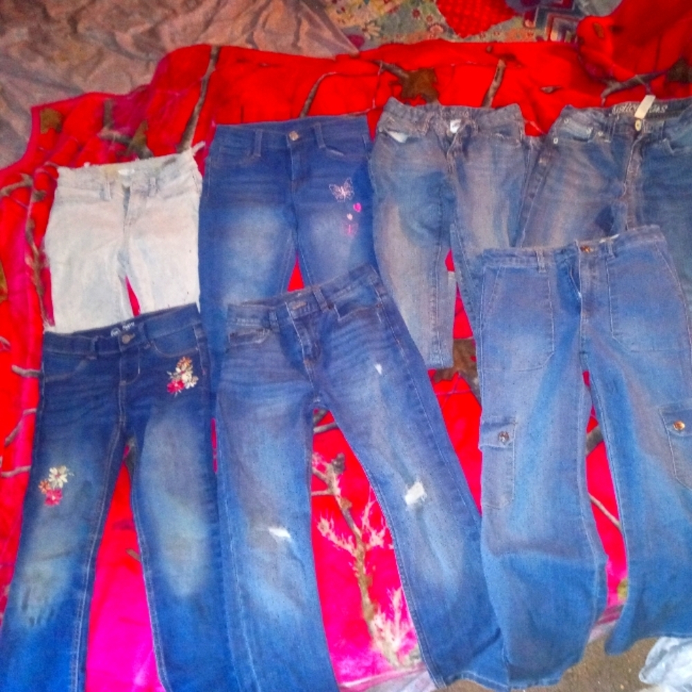 Girls 10 Jean lot